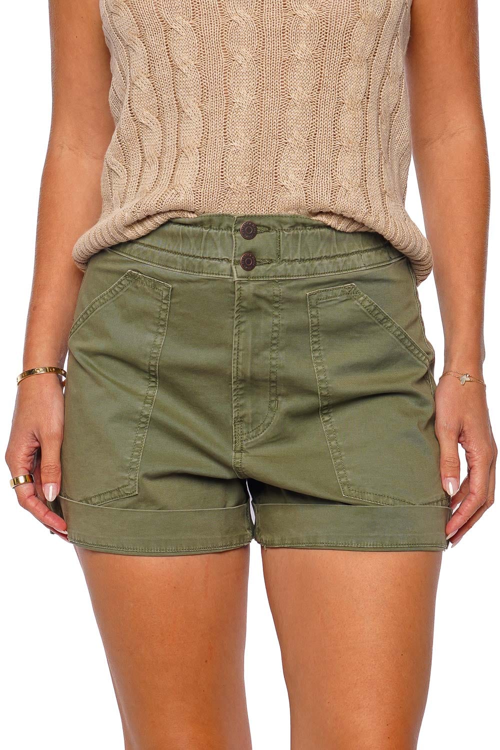 Veronica Beard Salma Twill High Rise Short