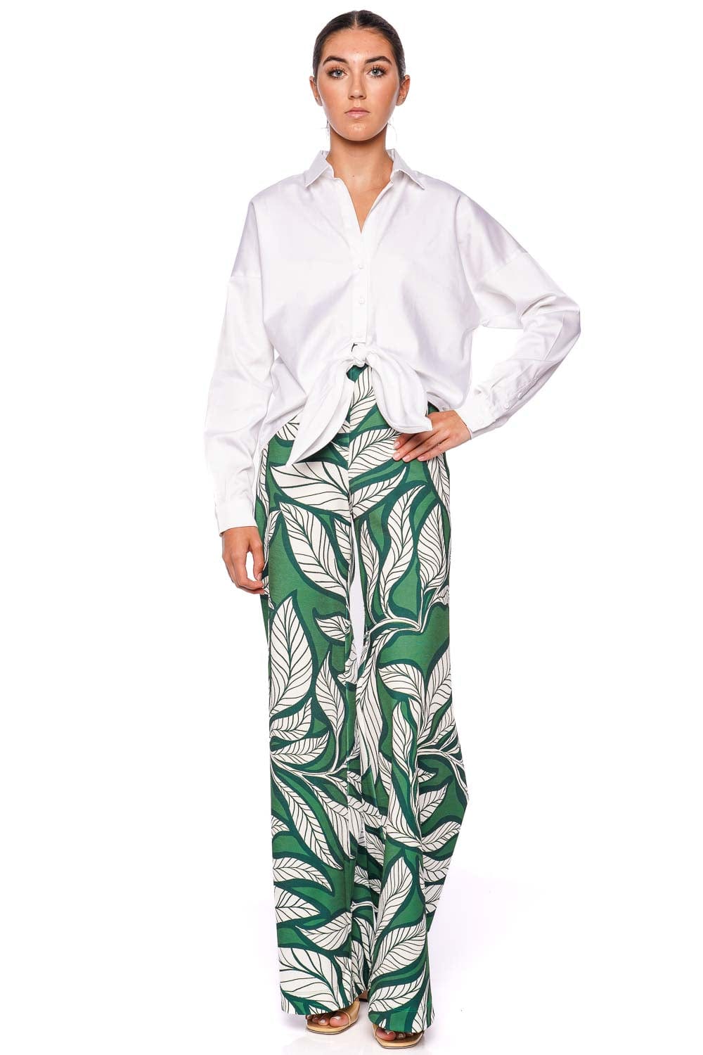 Andres Otalora Mijita High Rise Wide Leg Pant