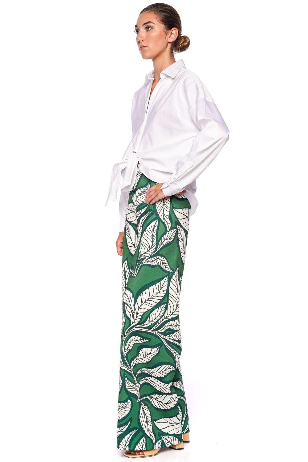 Andres Otalora Mijita High Rise Wide Leg Pant