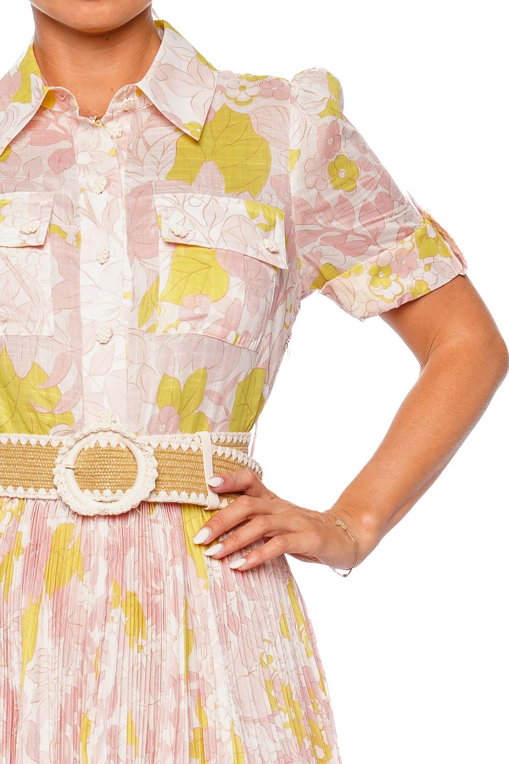 yo biotop ヨービオトープ Knit pleats mini dress トップス yo biotop