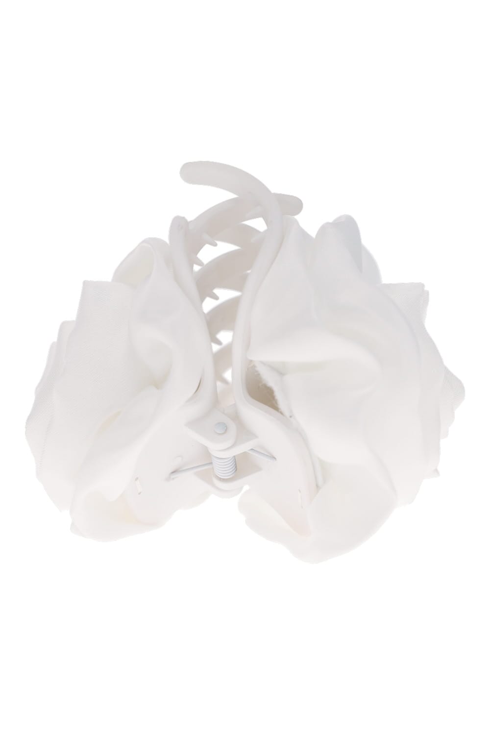 Jennifer Behr Cream Silk Rose Jaw Clip