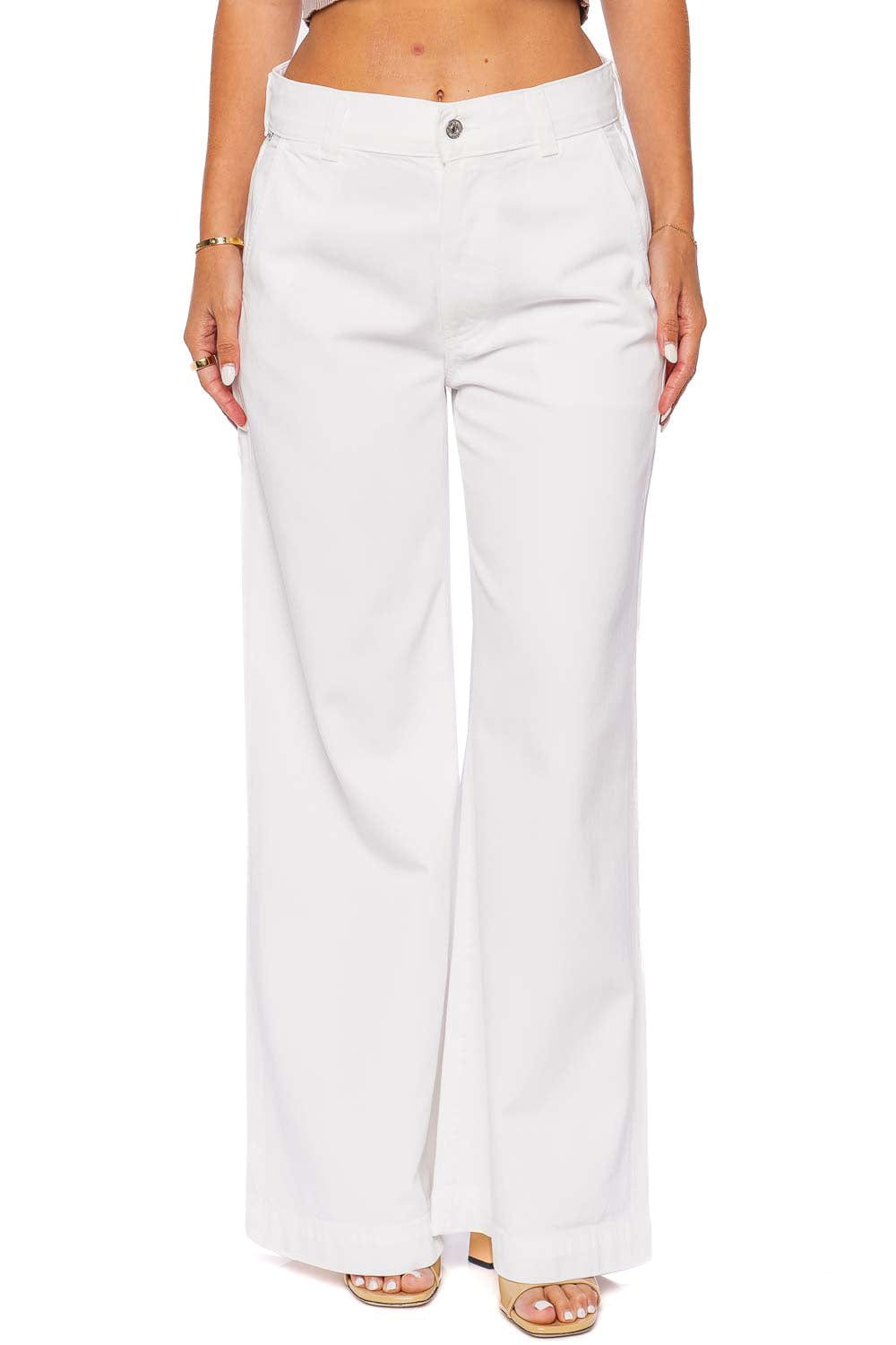 Citizens of Humanity Beverly Seashell Wide Leg Trousers