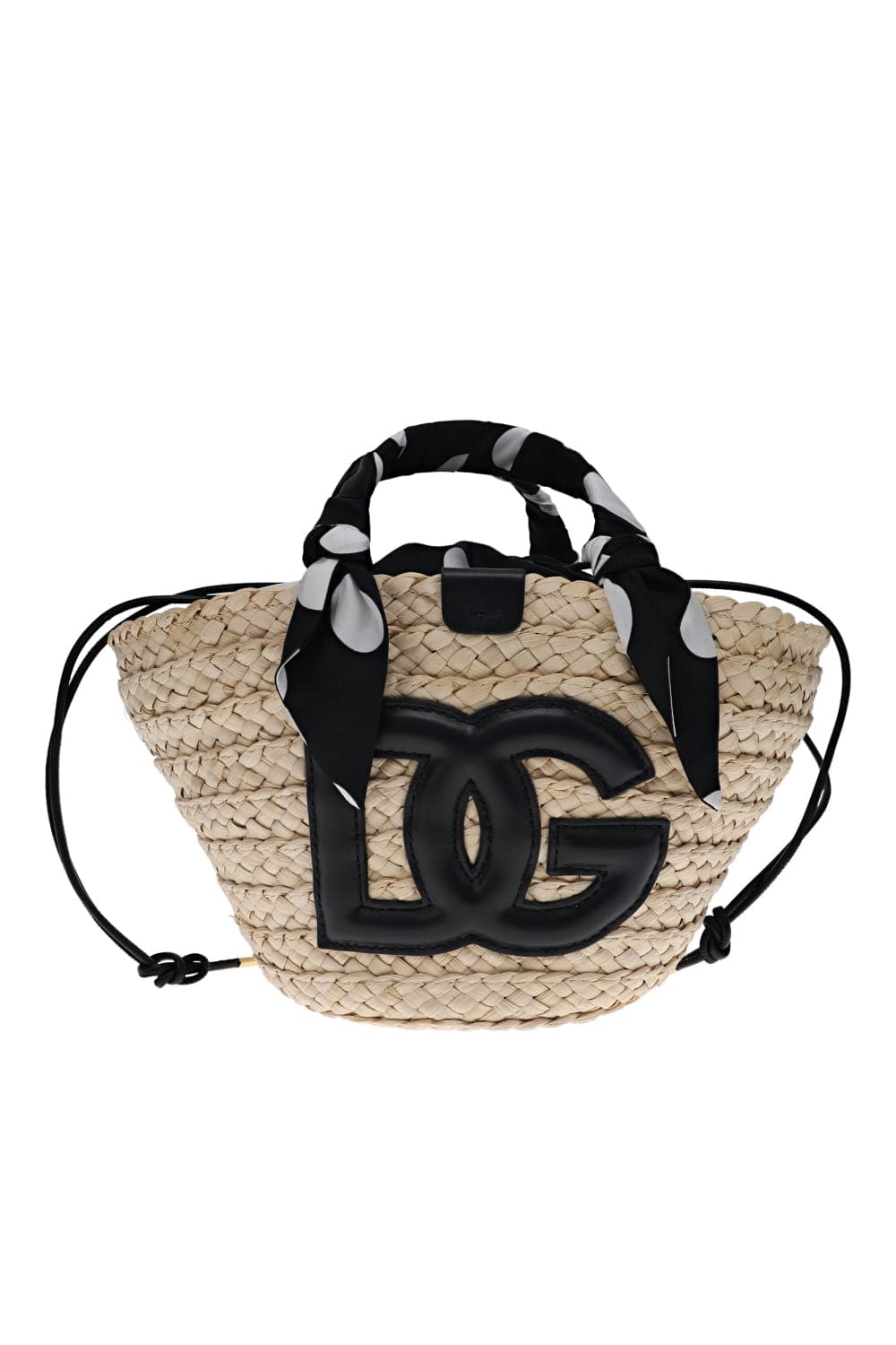 Dolce & Gabbana Kendra Mambo Italiano Straw Tote