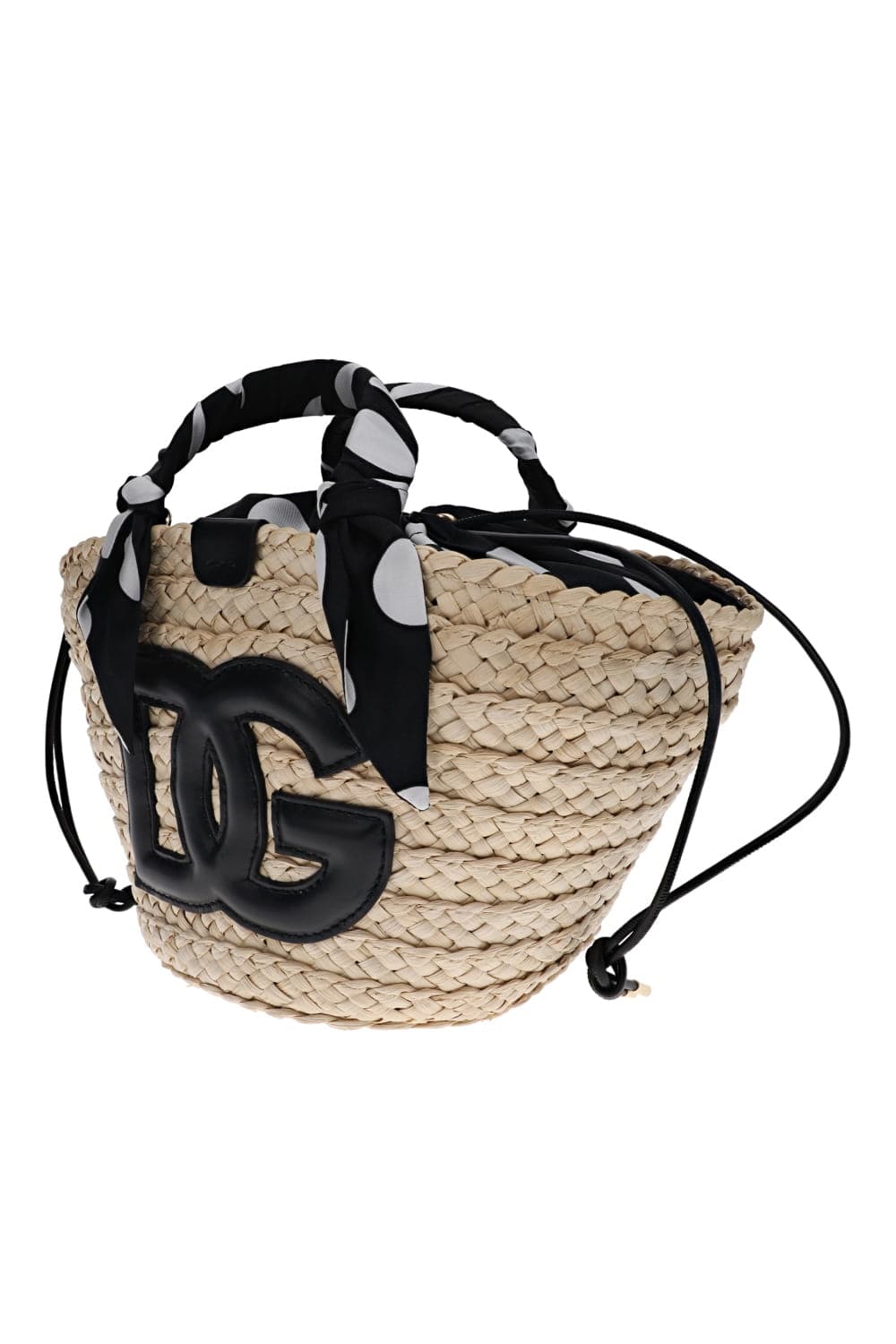 Dolce & Gabbana Kendra Mambo Italiano Straw Tote