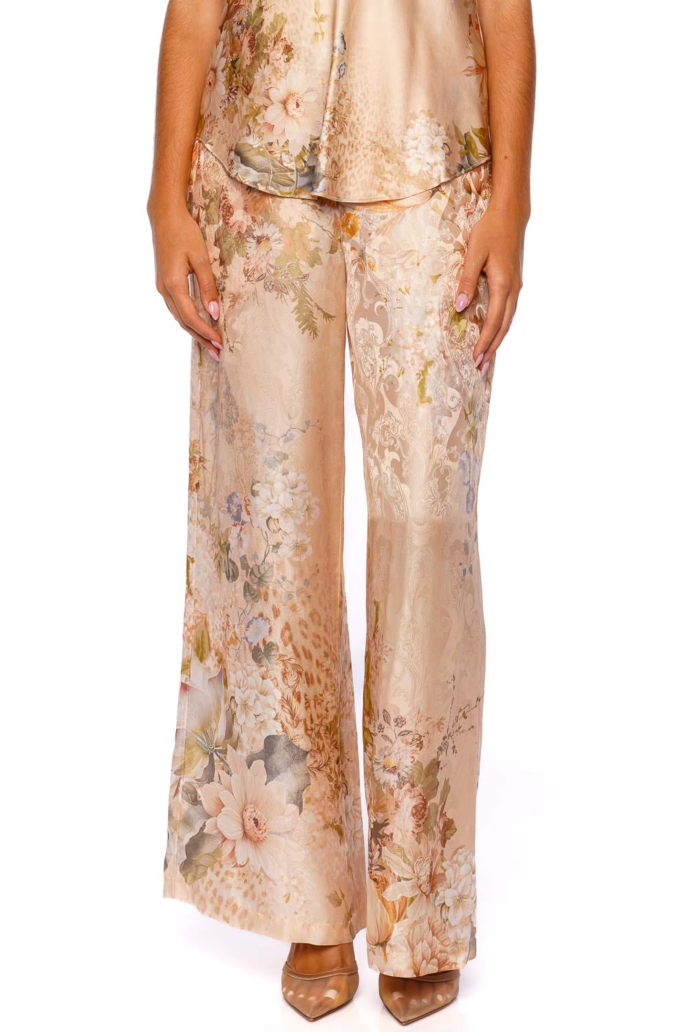 Camilla Adorned In Antiquity Minimal Wide Leg Pant