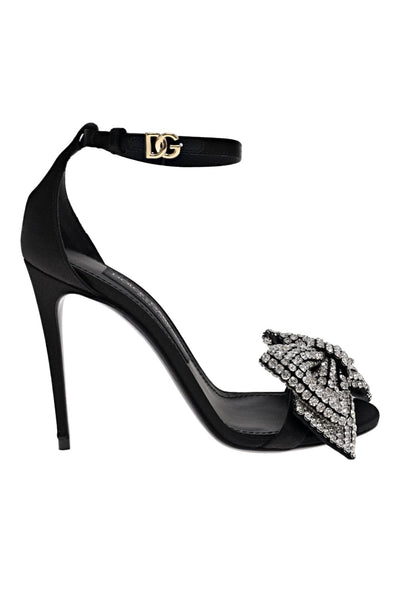 【Dolce&Gabbana】リボン アンクルストラップ サンダル ブラック 24114453_54192752_600.jpg