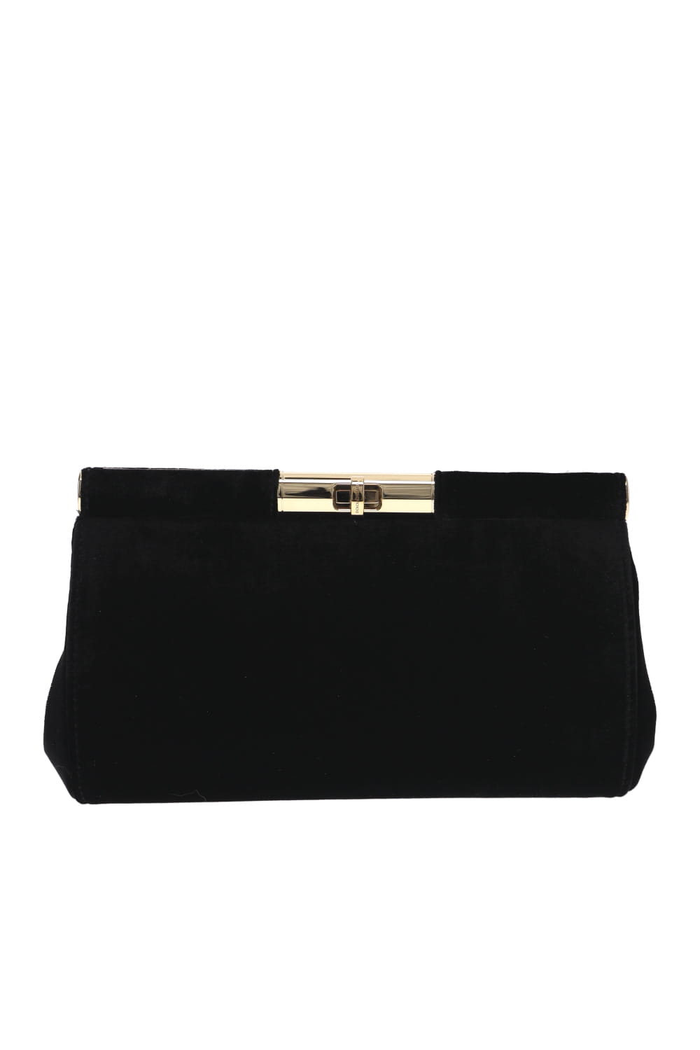 Dolce & Gabbana Marlene Black Velvet Clutch