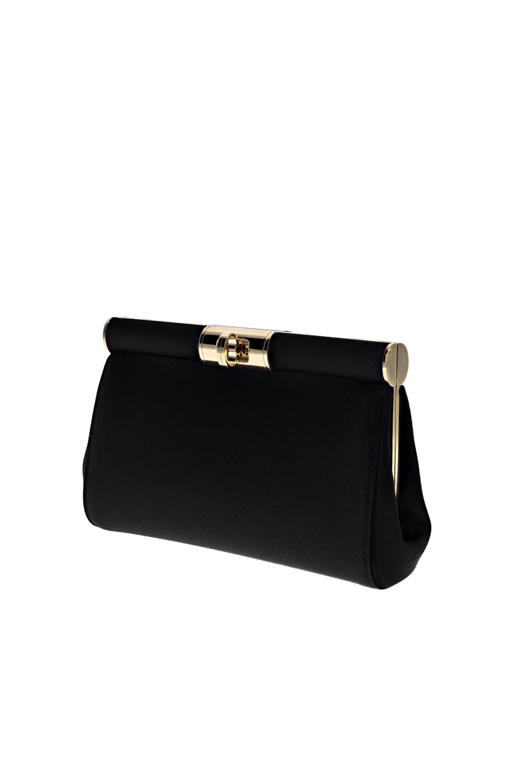 Dolce & Gabbana Marlene Black Satin Clutch