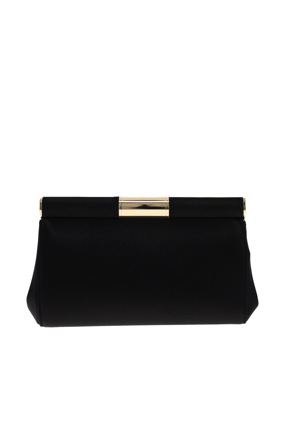 Dolce & Gabbana Marlene Black Satin Clutch