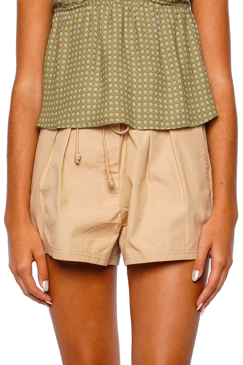 Ulla Johnson Camryn Driftwood Cotton Drawstring Short