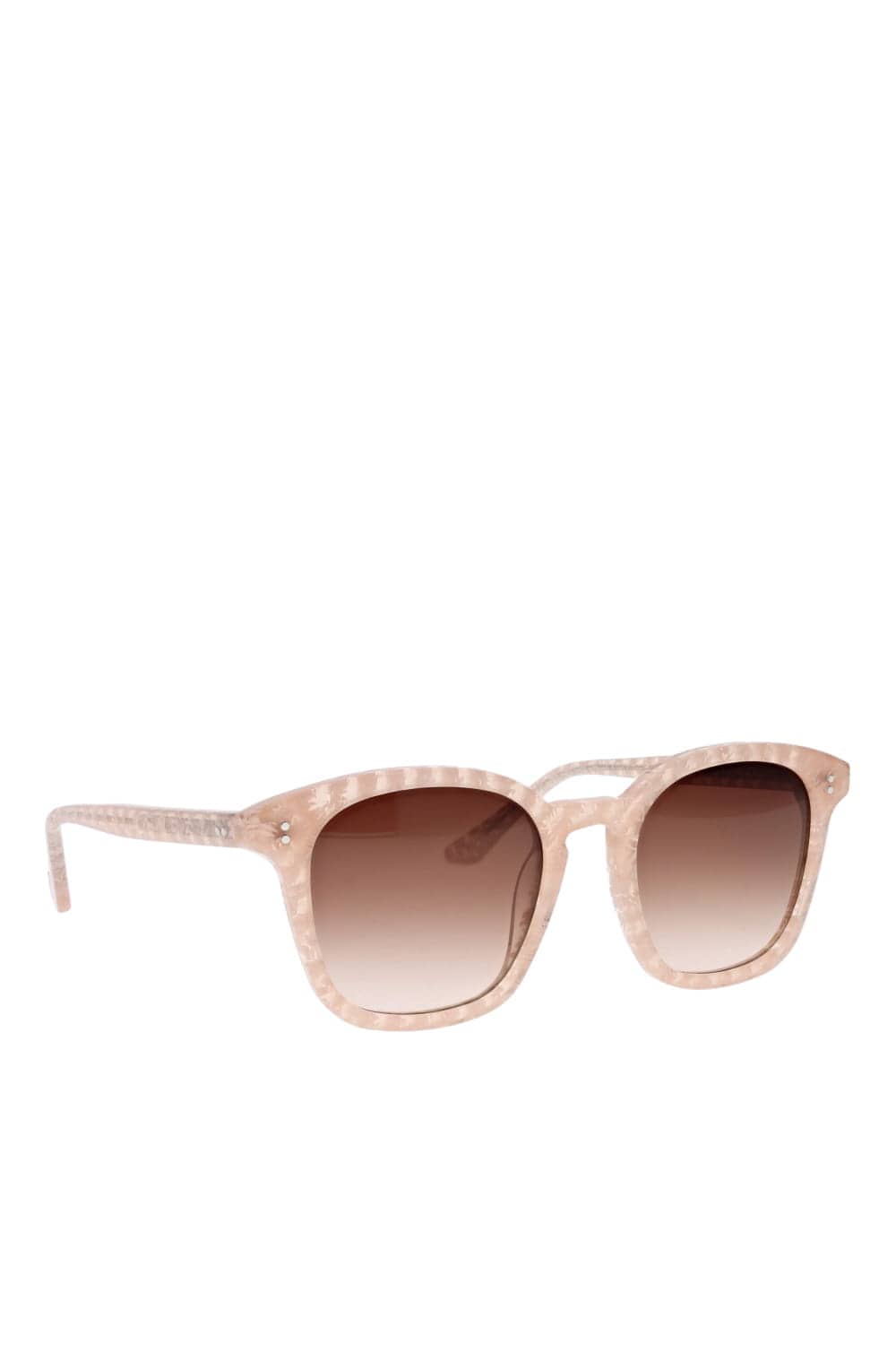 KREWE Prytania Micro Plaid Acetate Sunglasses