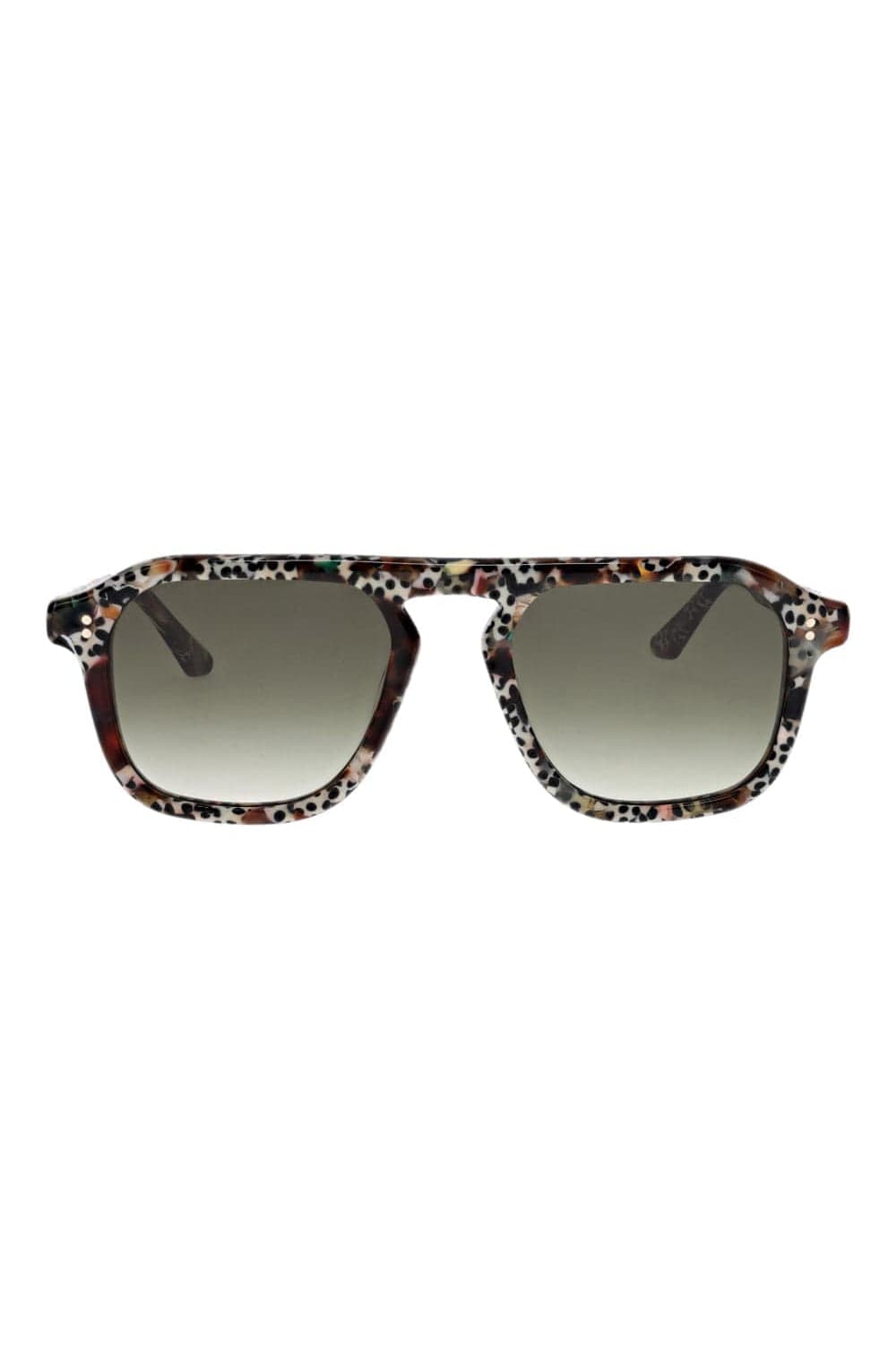 KREWE Zander Poppy Noir Acetate Sunglasses