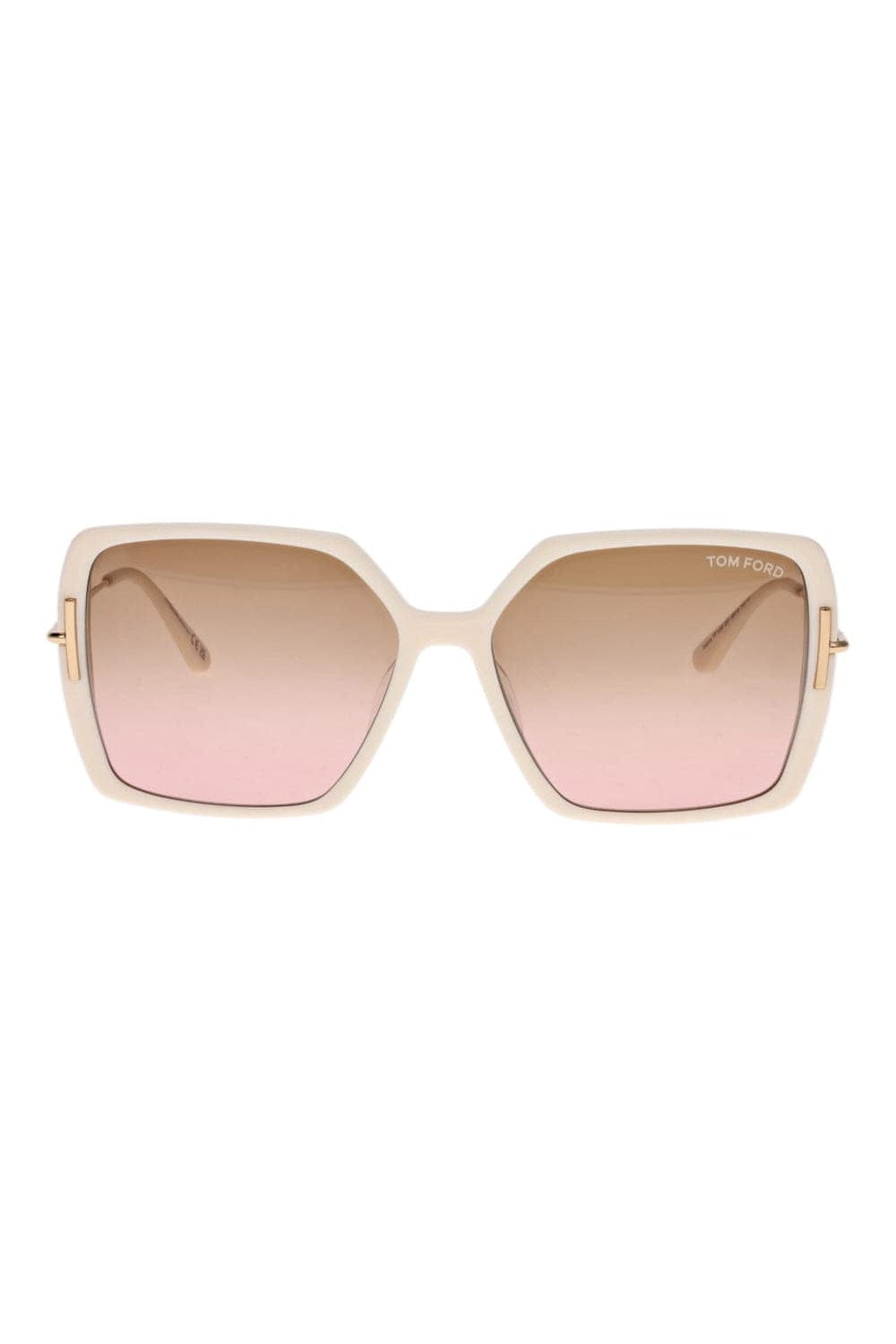 Tom Ford Eyewear Joanna Ivory Brown Acetate Sunglasses