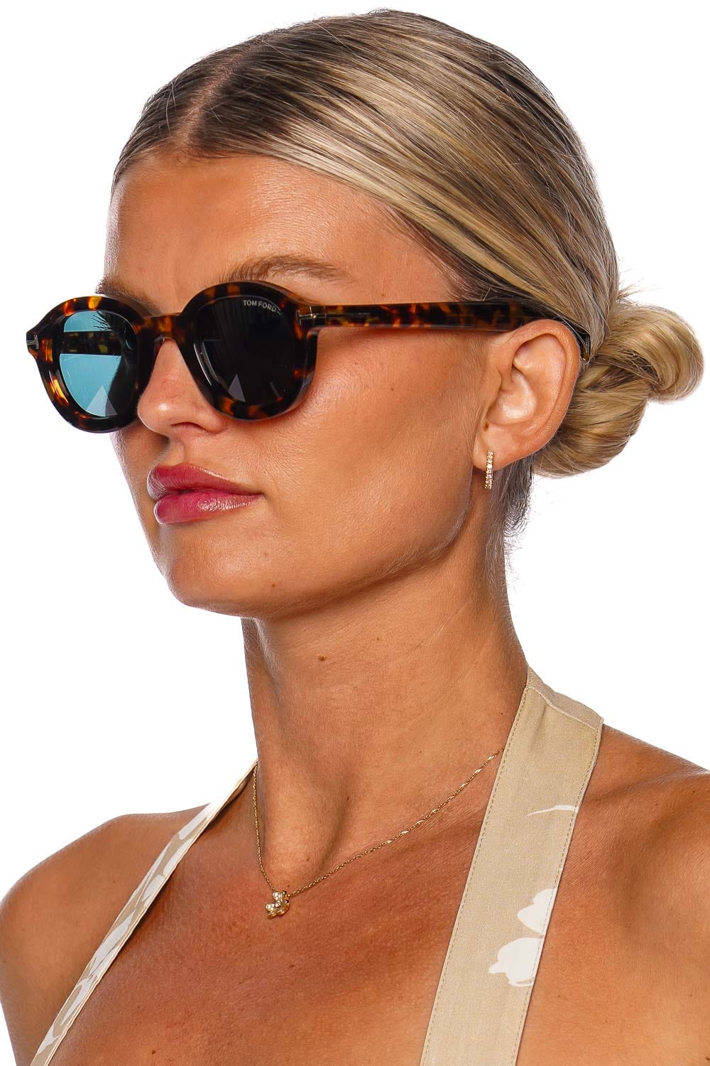 Tom Ford Eyewear Raffa Havana Acetate Sunglasses