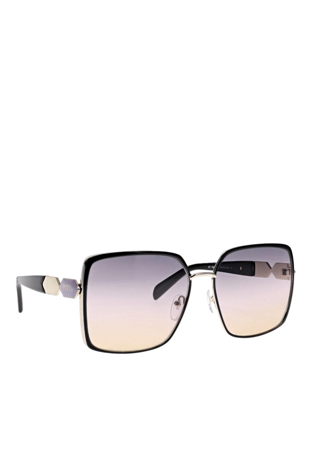 Emilio Pucci Eyewear Gradient Square Metal Sunglasses