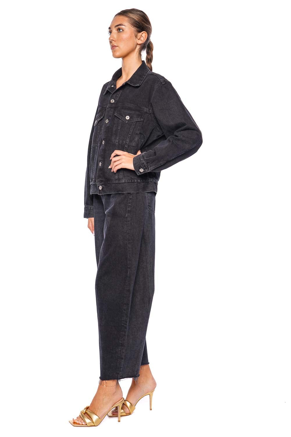 Citizens of Humanity Pieced Horseshoe Stout Wide Leg Jean