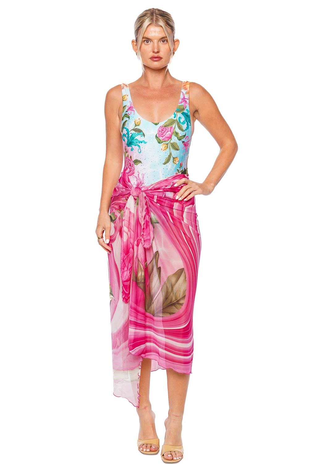 Agua Bendita Marine Mirage Pareo Cover Up