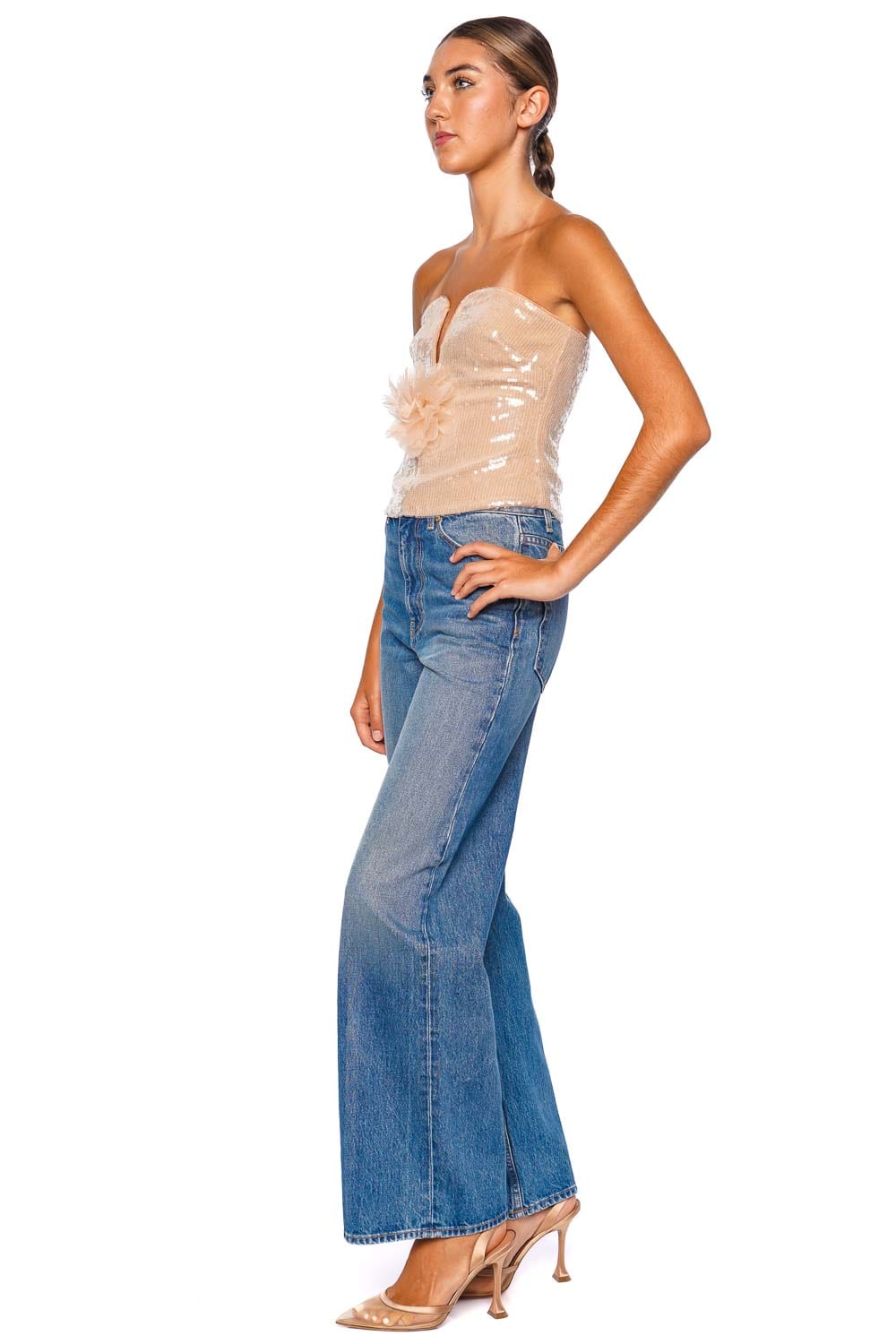 Ulla Johnson The Willow Danube Wide Leg Jean