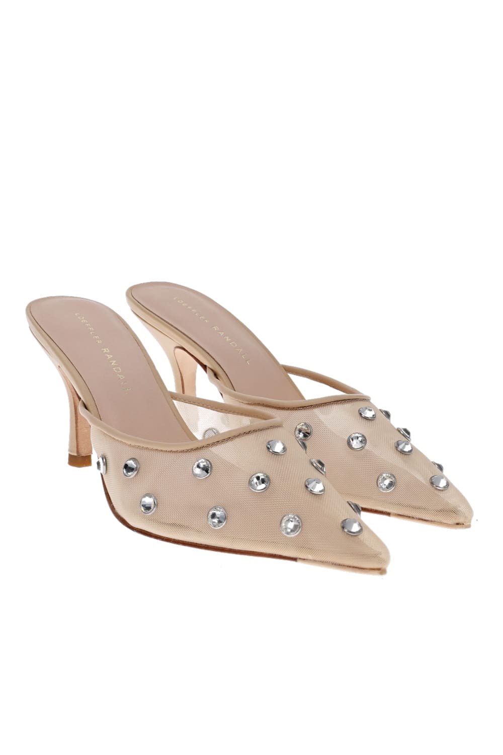 Loeffler Randall Paloma Crystal Mesh Mules