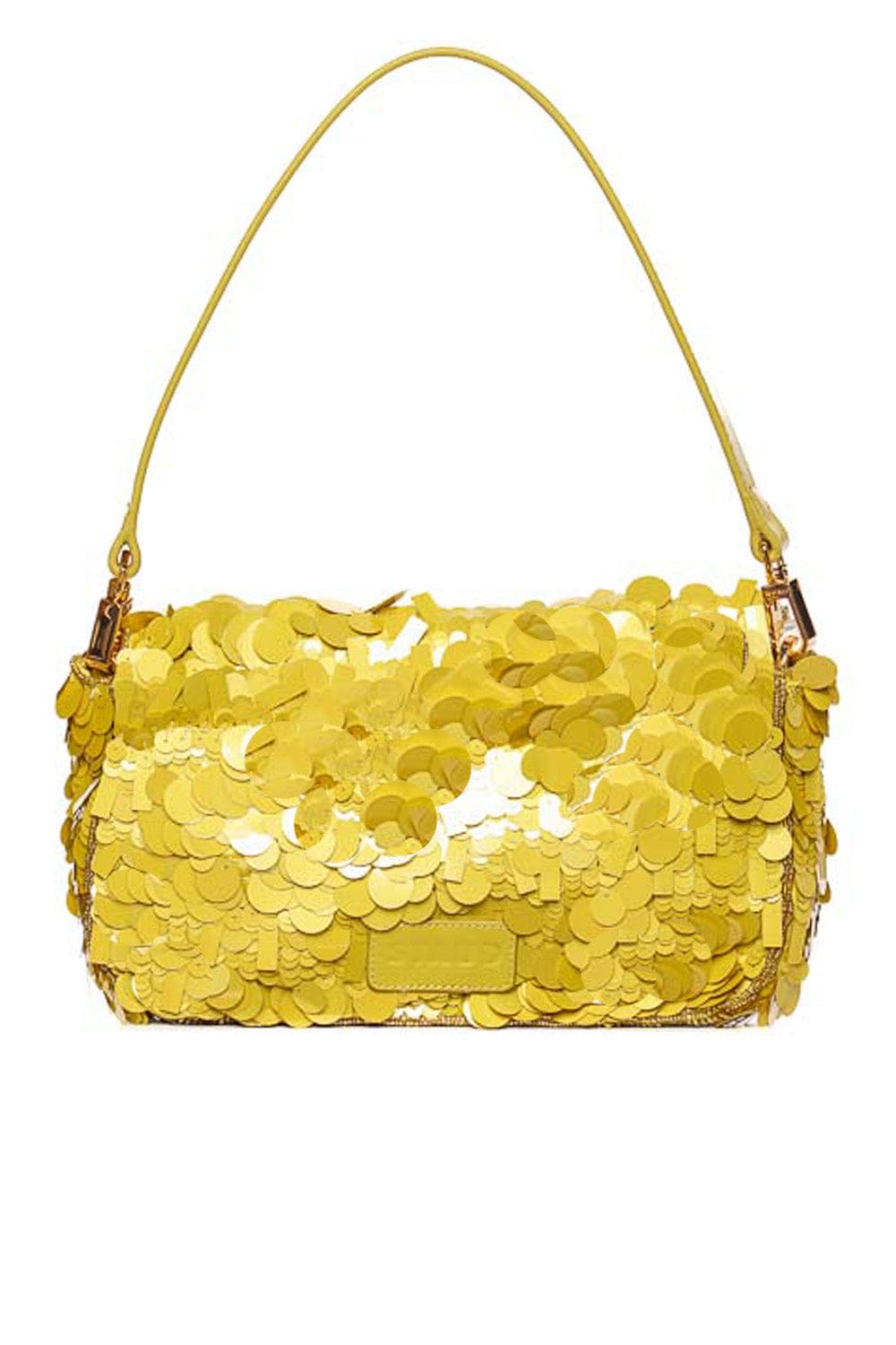 Staud Timmy Sequin Leather Shoulder Bag