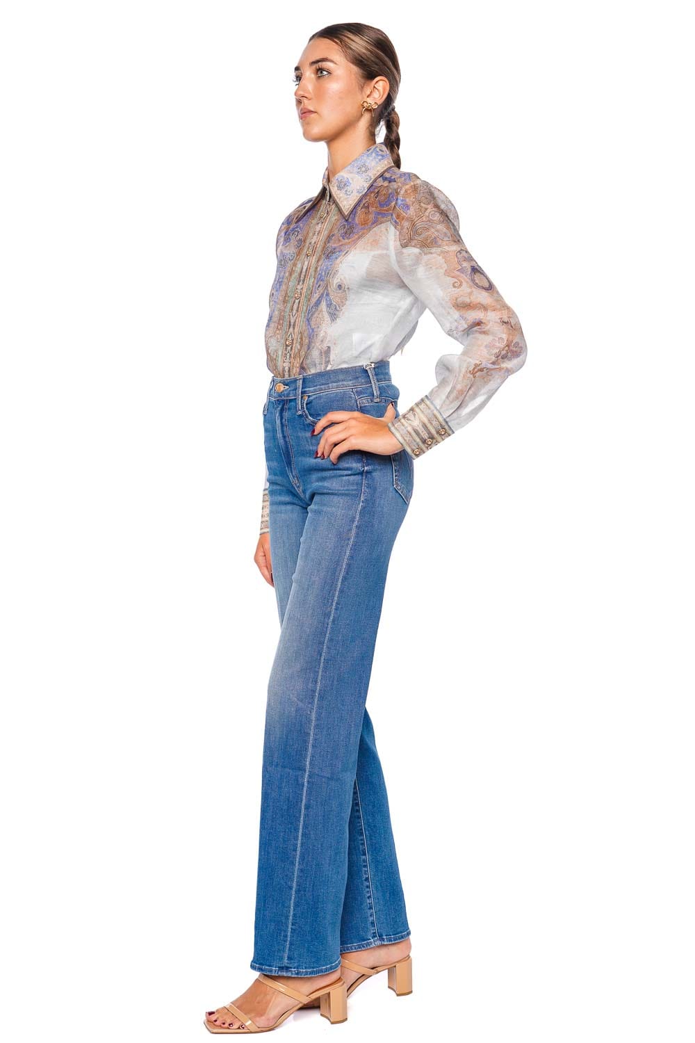 MOTHER Denim The Rambler Zip Straight Leg Jean