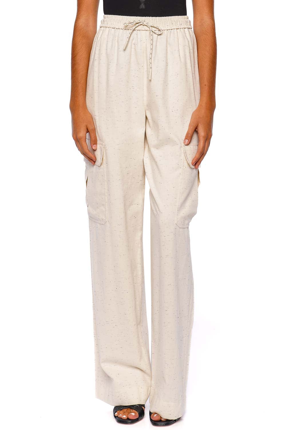 ZIMMERMANN Illustration Melange Cotton Utility Pant