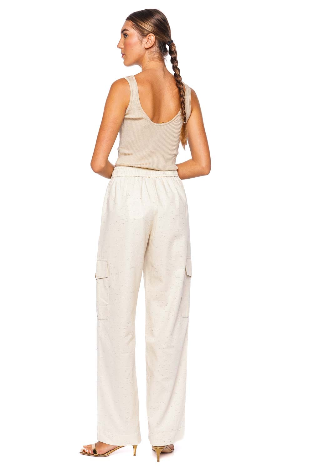 ZIMMERMANN Illustration Melange Cotton Utility Pant