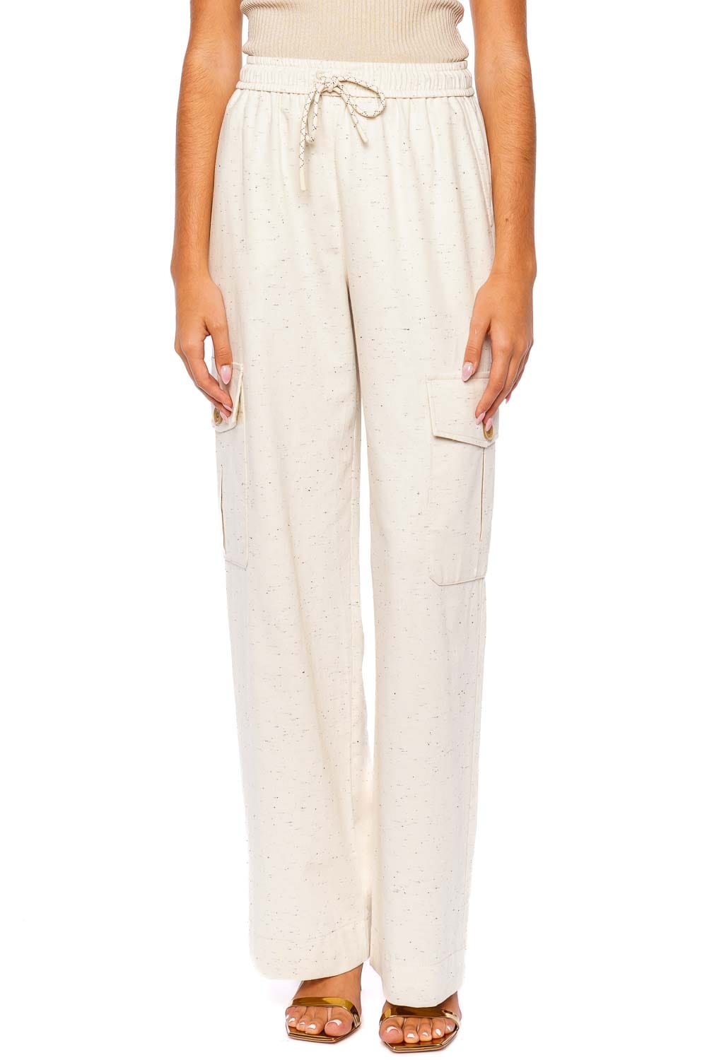 ZIMMERMANN Illustration Melange Cotton Utility Pant