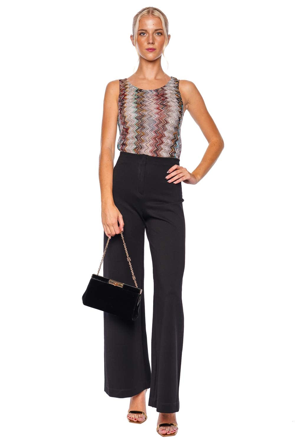 MISSONI Metallic Zig Zag Tank Top