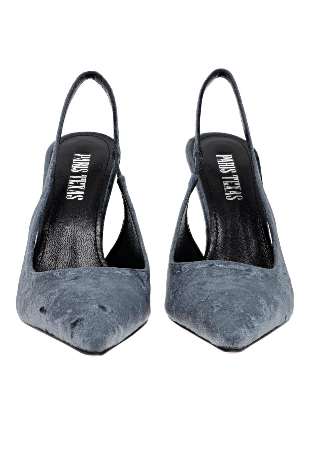 Paris Texas Lidia Moon Light Velvet Slingback Heel