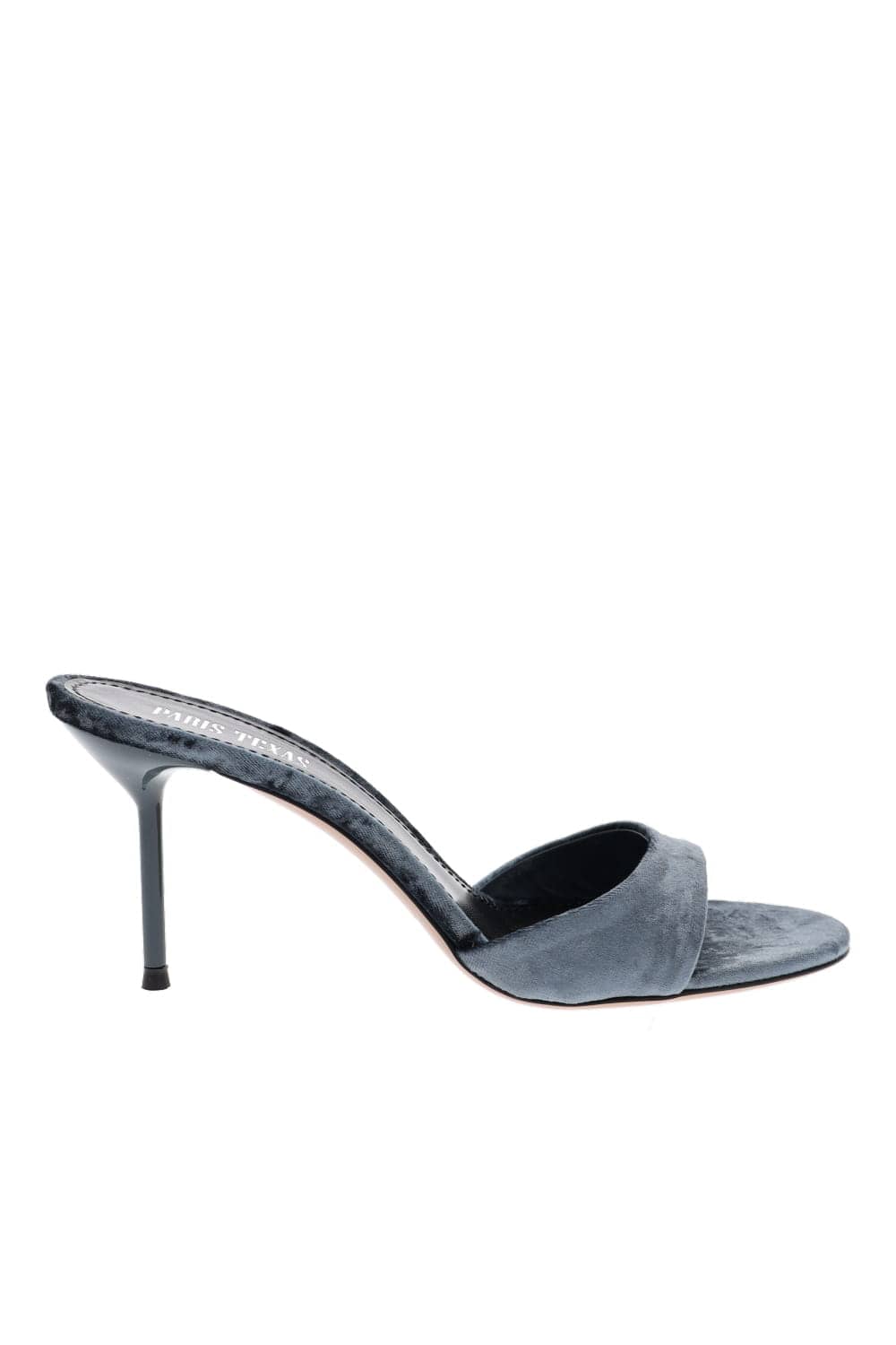 Paris Texas Lidia Moon Light Velvet Mule