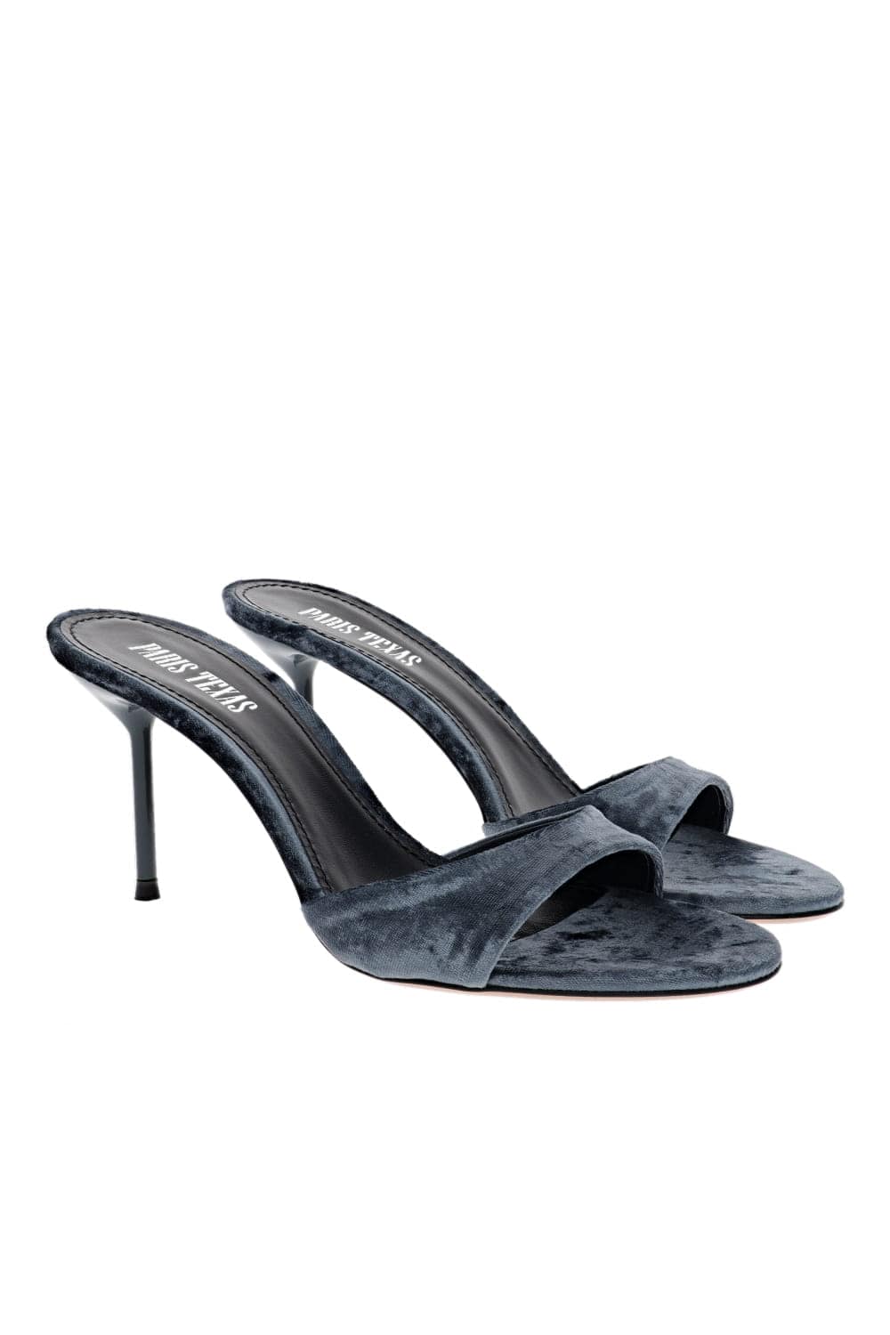 Paris Texas Lidia Moon Light Velvet Mule