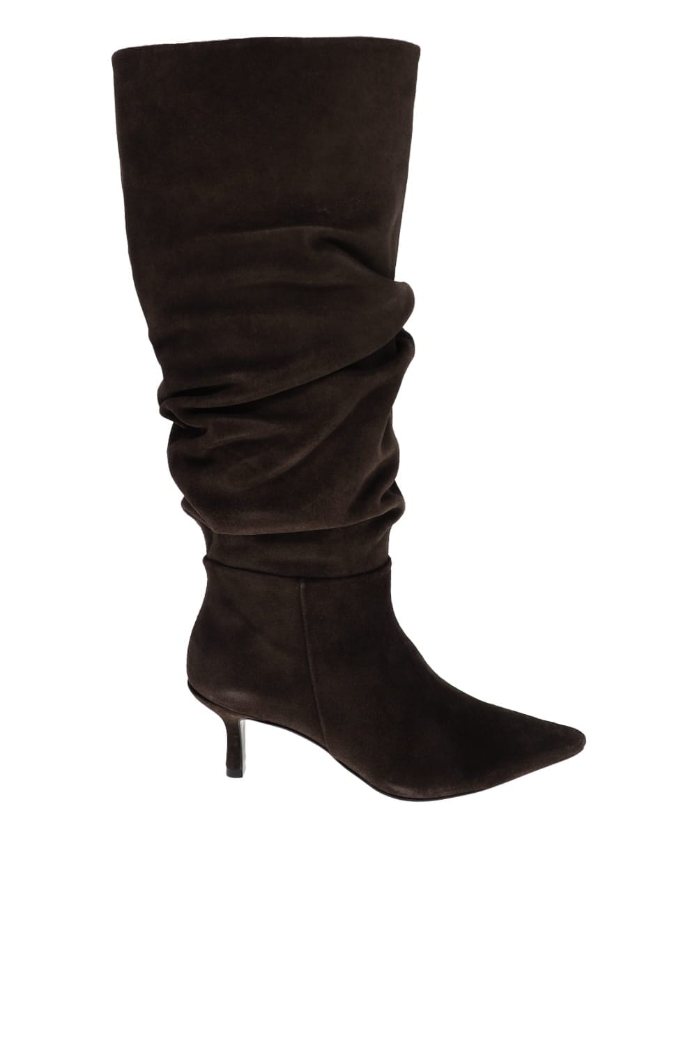 SIMKHAI Jordi Cacao Slouchy Suede Boot