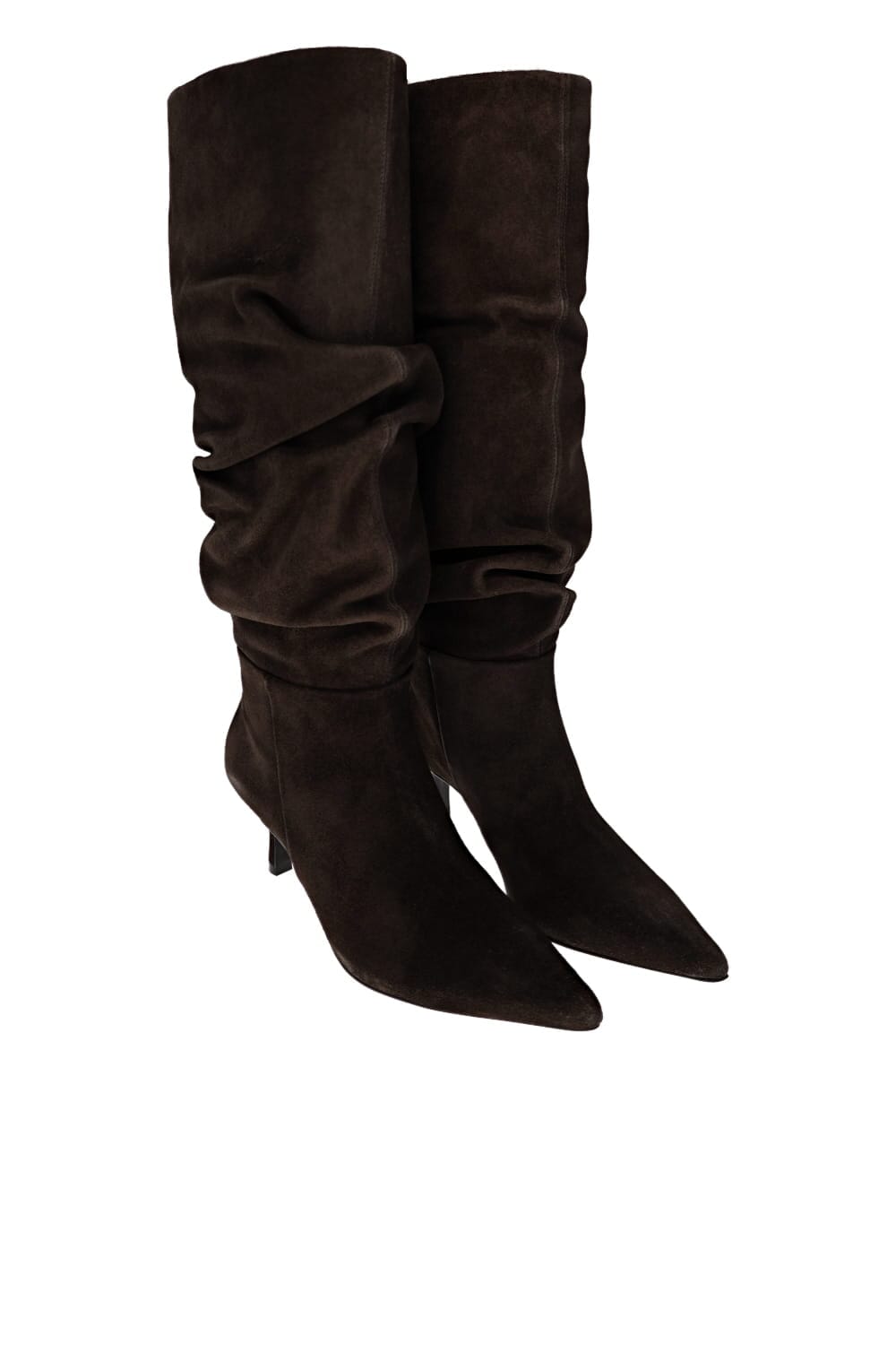 SIMKHAI Jordi Cacao Slouchy Suede Boot