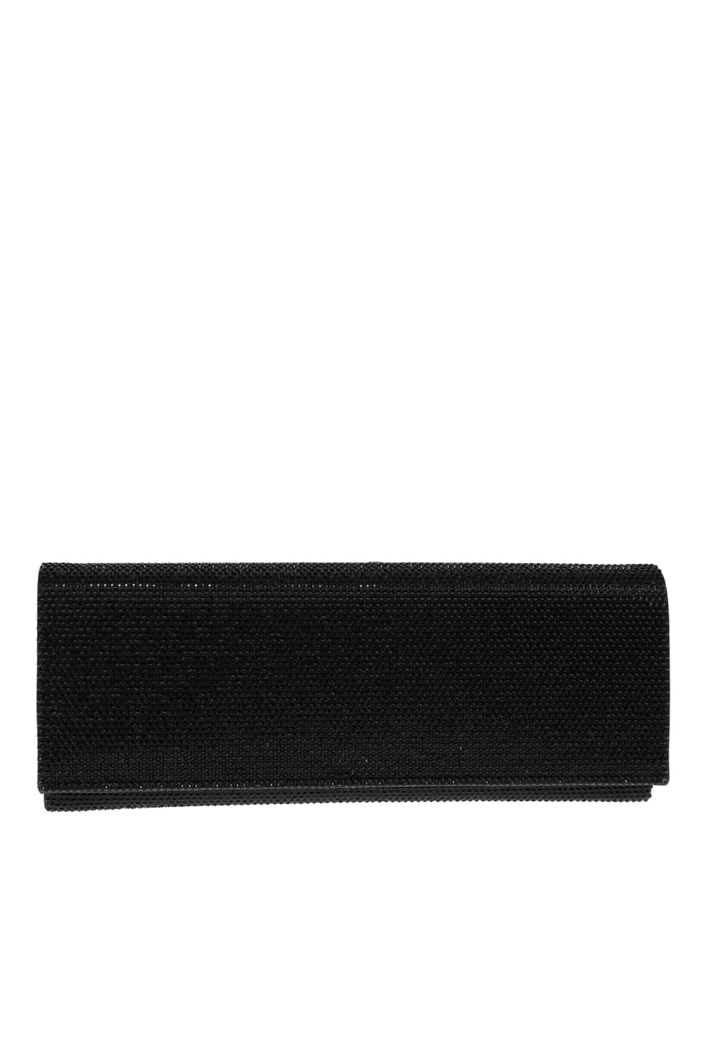 Gedebe Jet Crystal Embellished Envelope Clutch