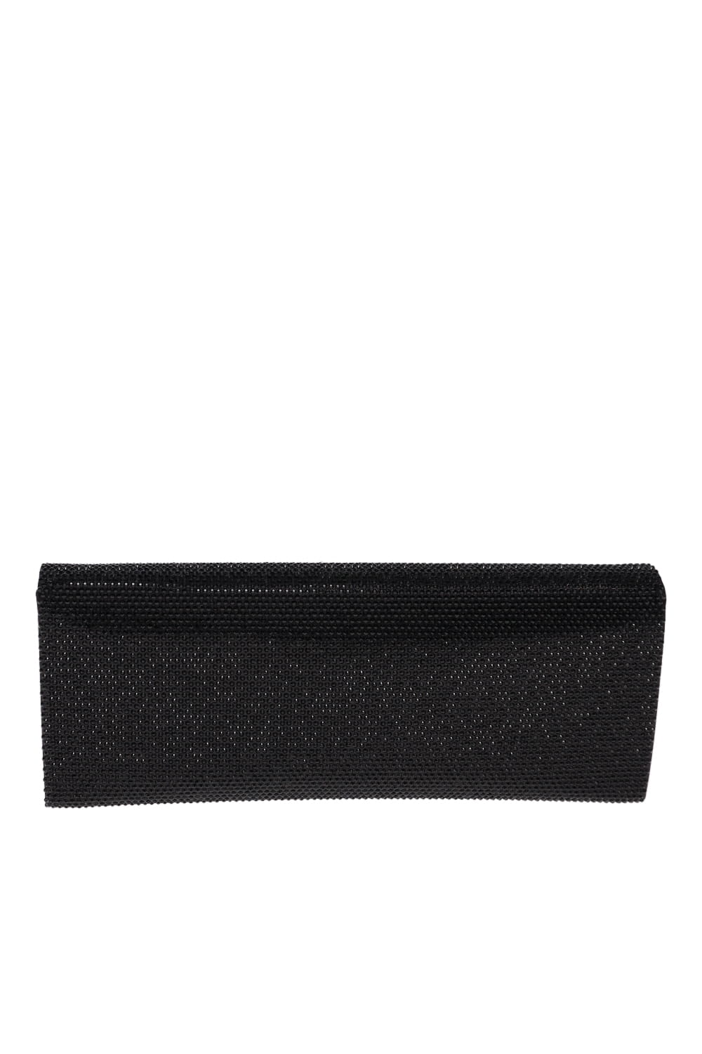 Gedebe Jet Crystal Embellished Envelope Clutch