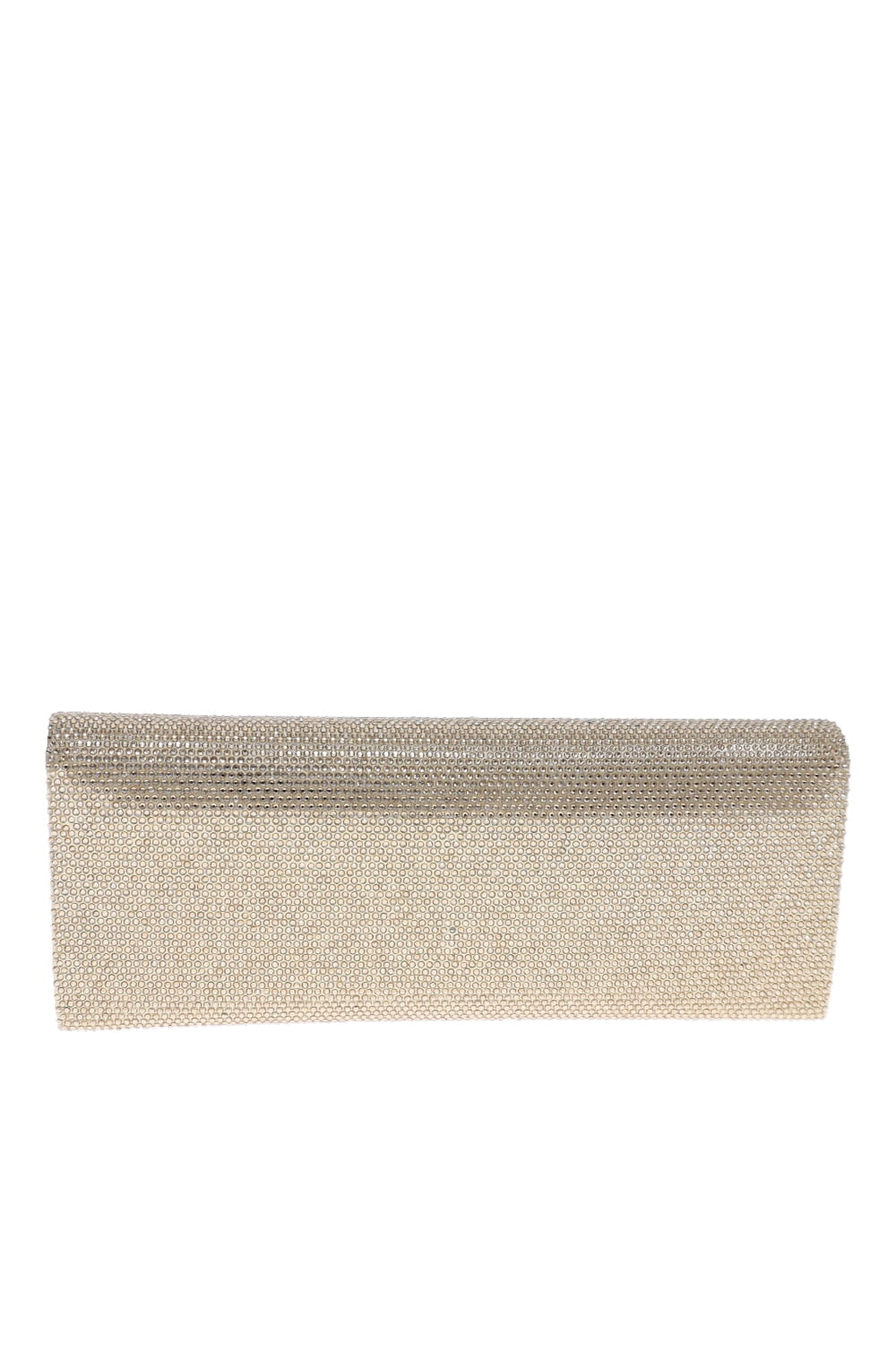 Gedebe Golden Shadow Crystal Envelope Clutch