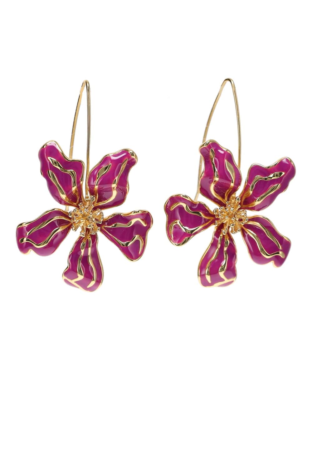 Mignonne Gavigan Waverly Pink Floral Drop Earrings