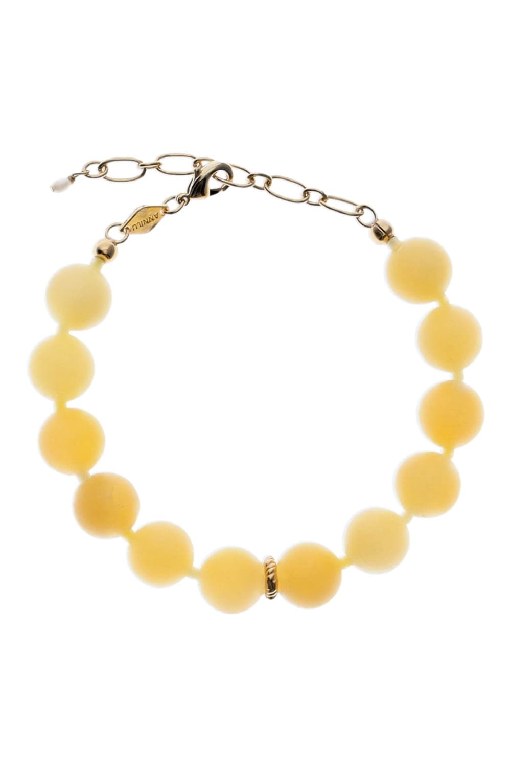 Anni Lu Ball Lemonade Beaded Bracelet