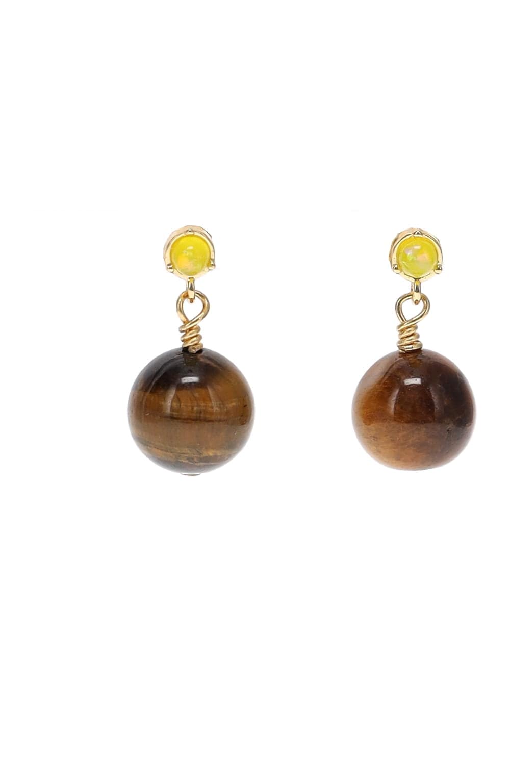 Anni Lu Ball Eye of the Tiger Earrings