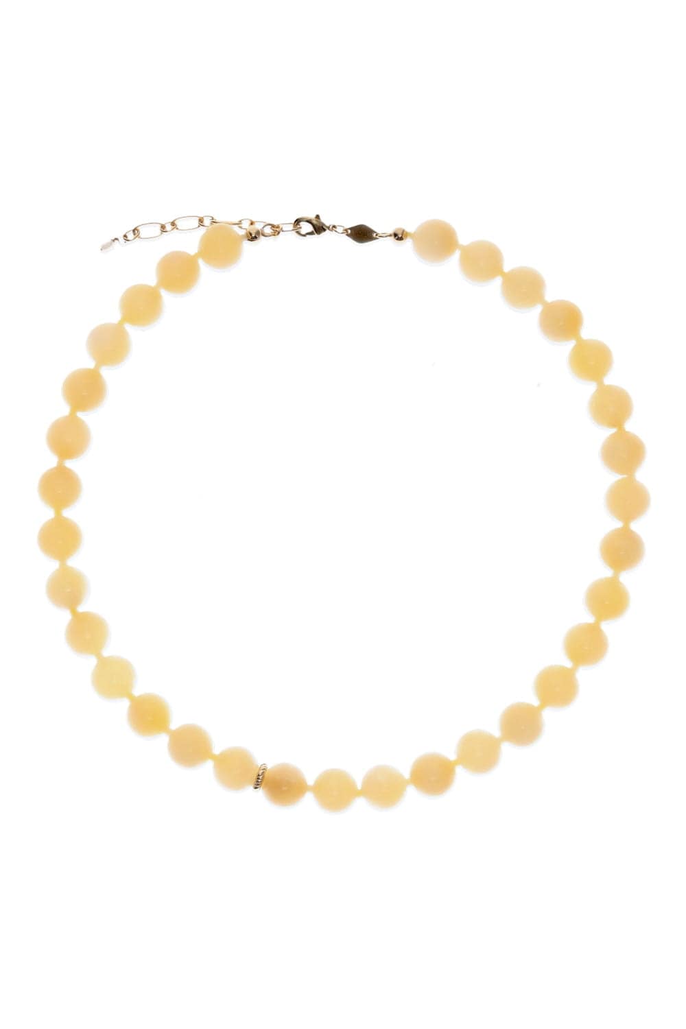 Anni Lu Ball Lemonade Beaded Necklace