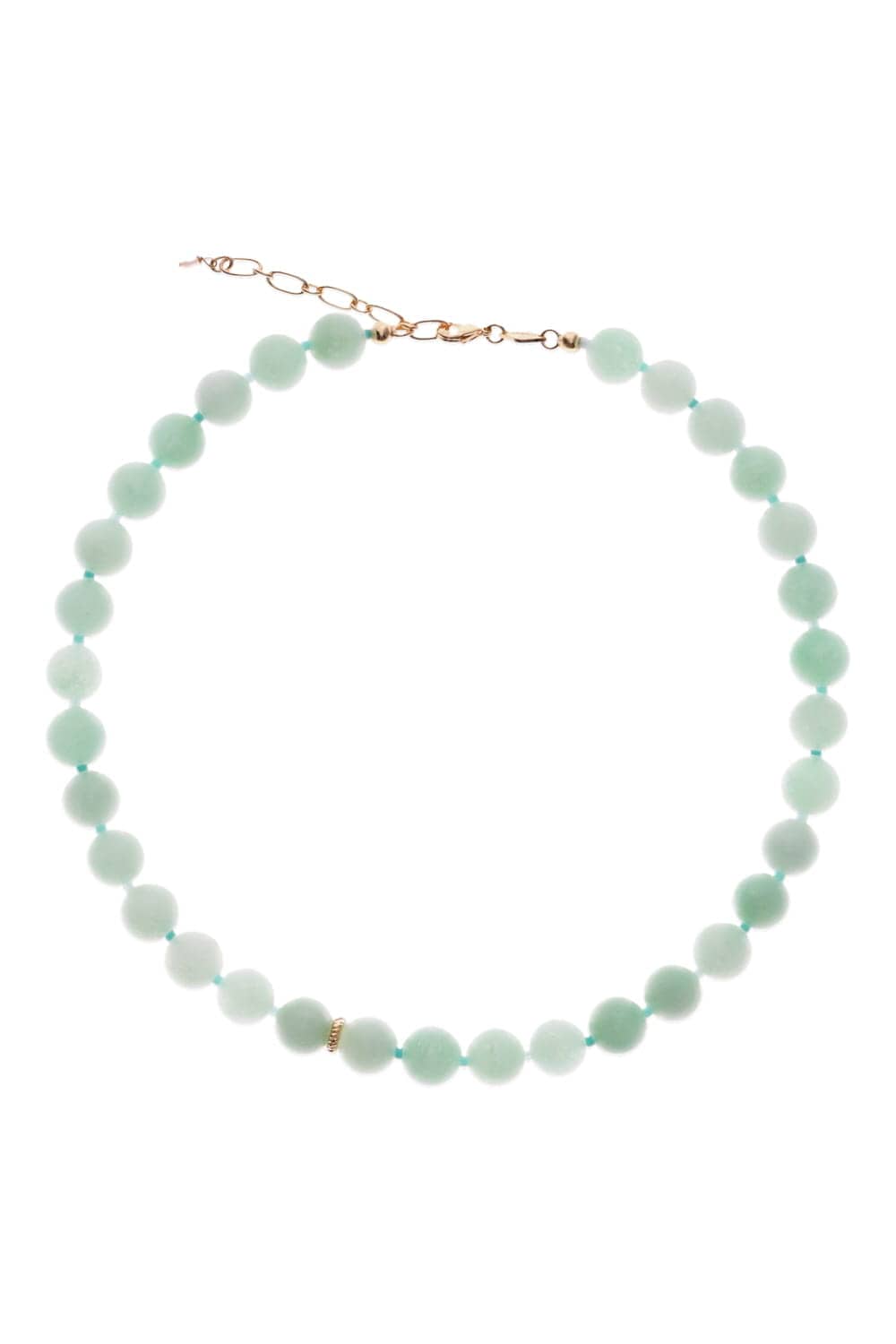 Anni Lu Ball Seafoam Beaded Necklace