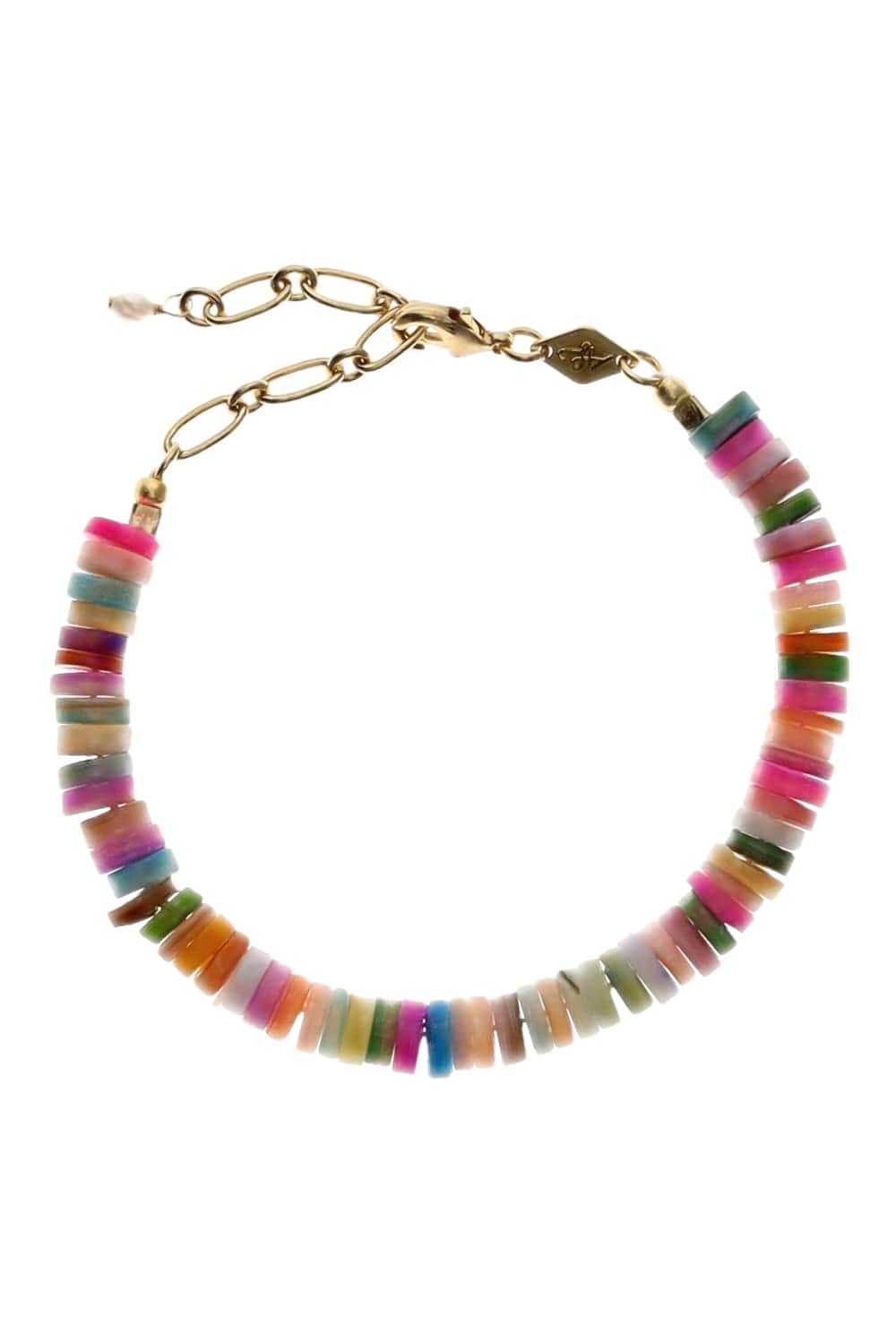 Anni Lu Holiday Rainbow Shell Bracelet