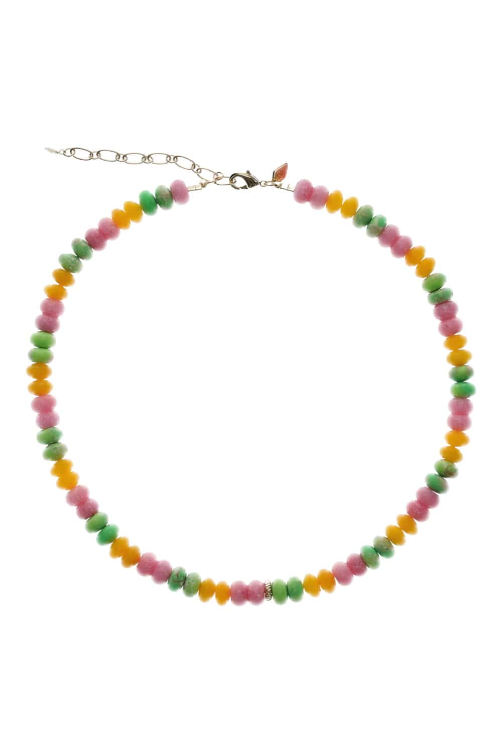 Anni Lu Paradiso Wild Lime Beaded Necklace