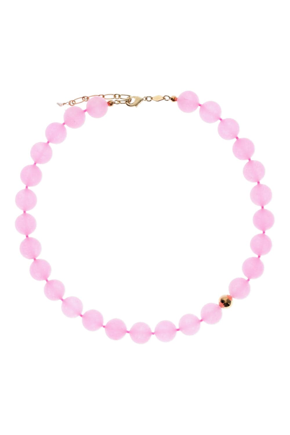 Anni Lu Pink Bubbles Beaded Necklace