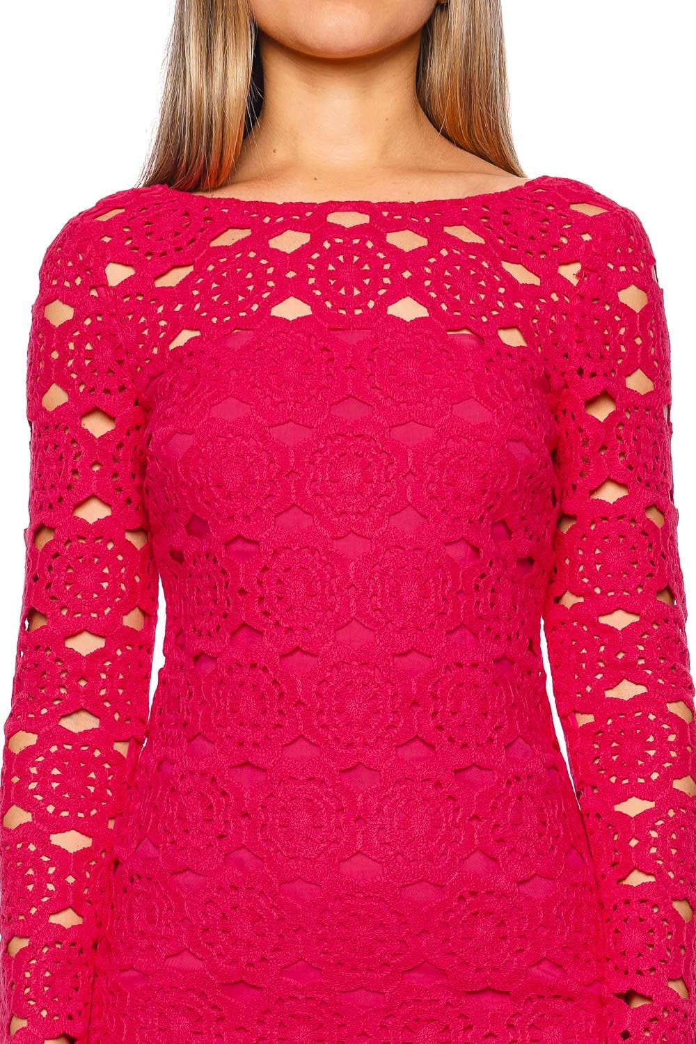 Cara Cara Marsielle Crochet Lace Mini Dress