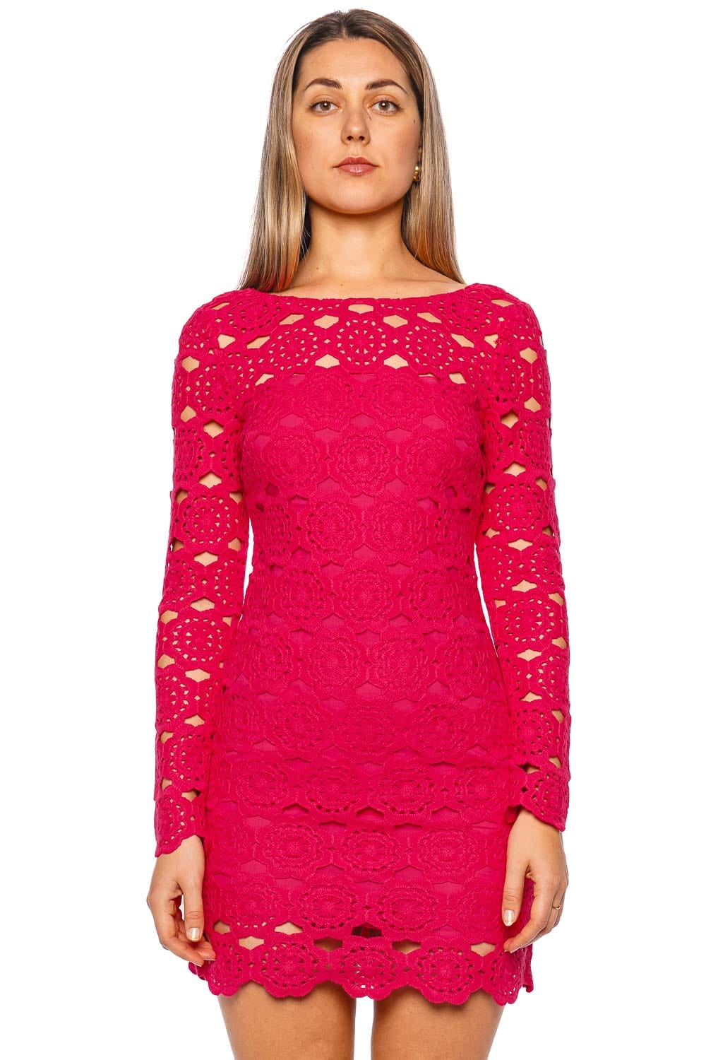 Cara Cara Marsielle Crochet Lace Mini Dress