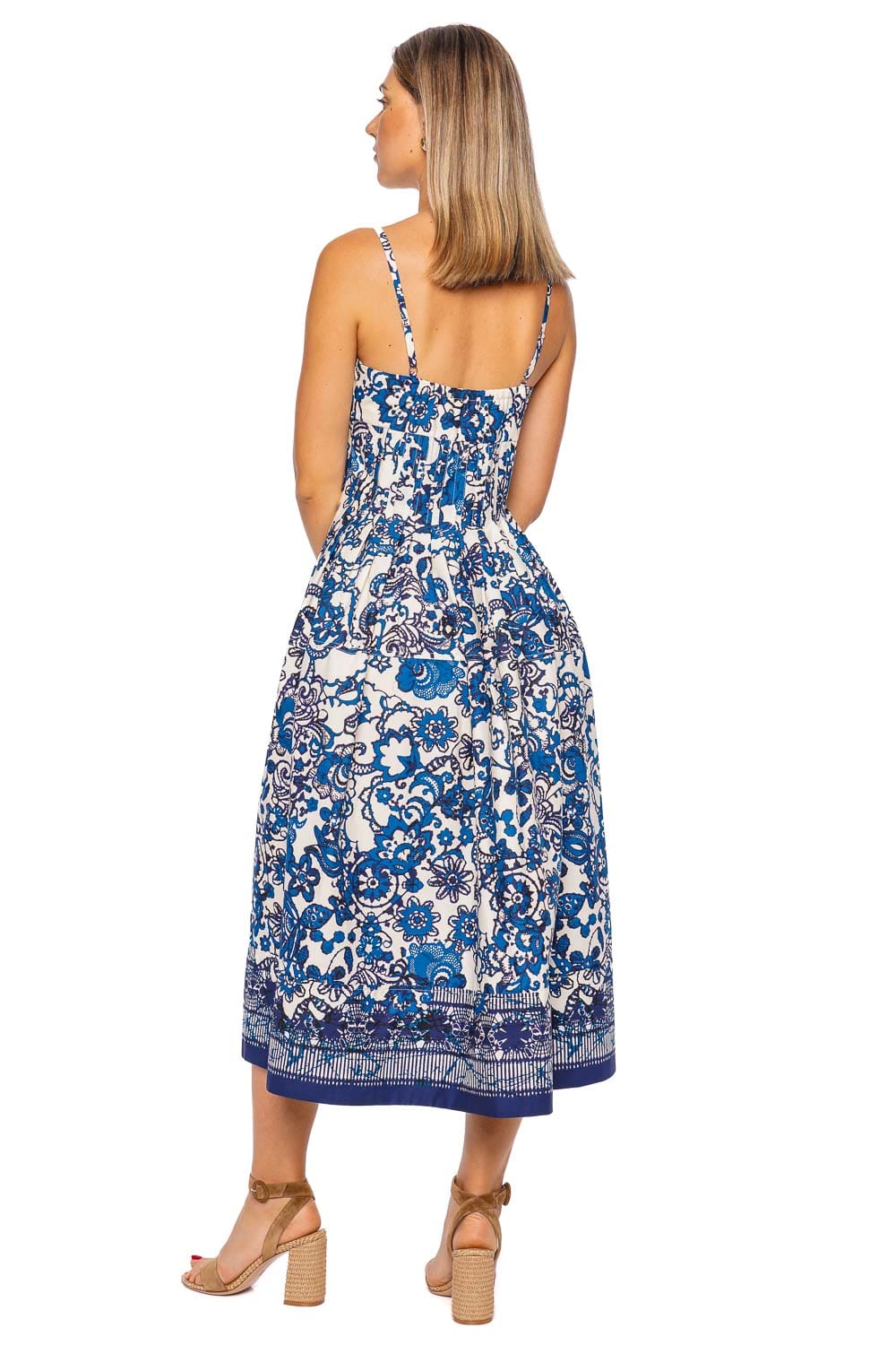 Cara Cara Sea Island Printed Cotton Midi Dress