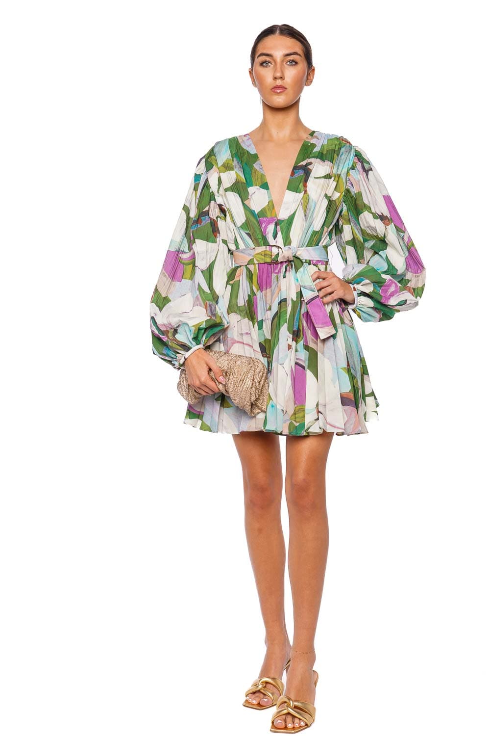 Acler Roade Long Sleeve Mini Dress