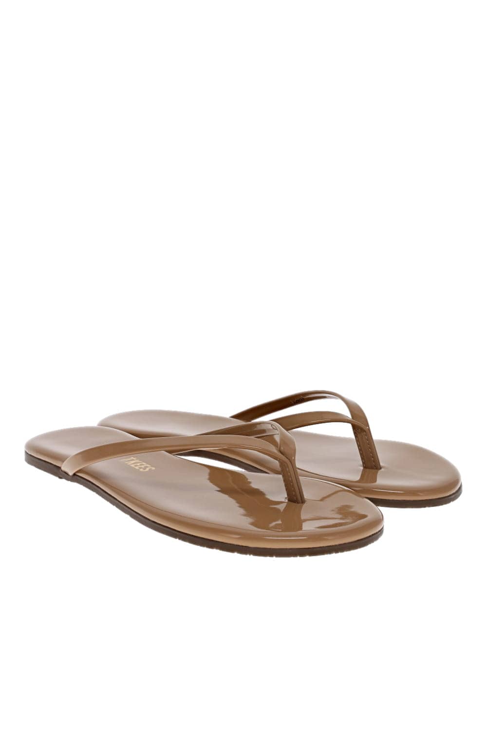 TKEES Glossy Cocobutter Leather Sandal